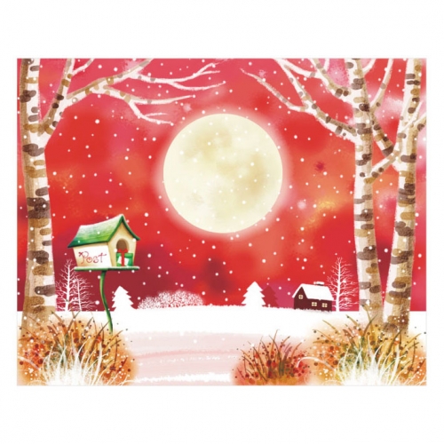 [키즈디자인] 겨울배경현수막 719