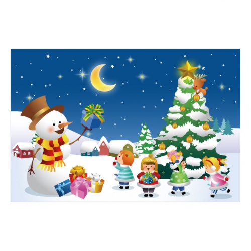 [키즈디자인] 겨울배경현수막 720