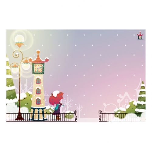 [키즈디자인] 겨울배경현수막 723