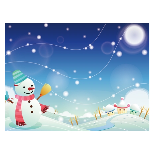 [키즈디자인] 겨울배경현수막 371