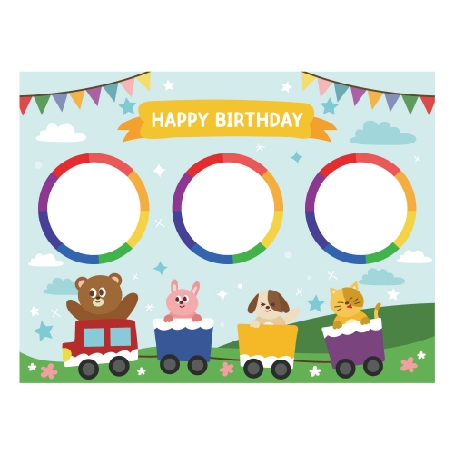[키즈디자인] 생일현수막 1212