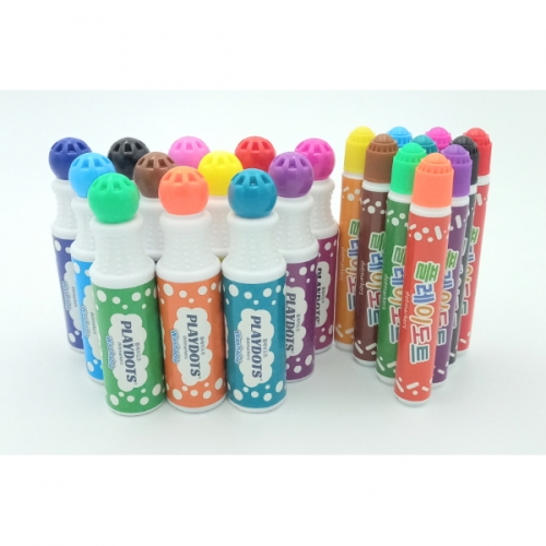 도트마카 12색세트(40ml) 미술 찍기놀이 선긋기 플레이도트 [KC인증]