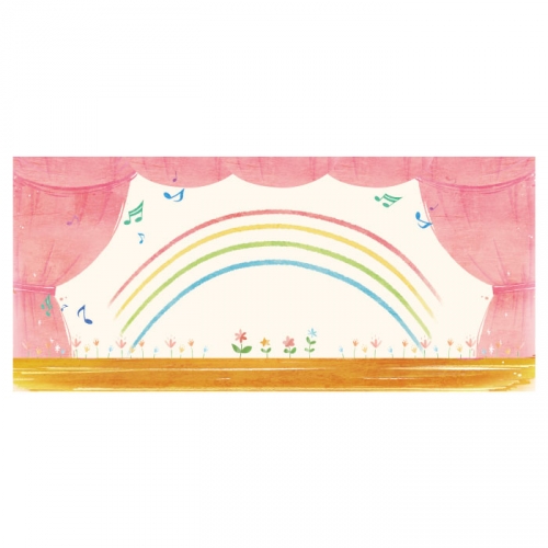 [키즈디자인] 무대배경현수막 3258