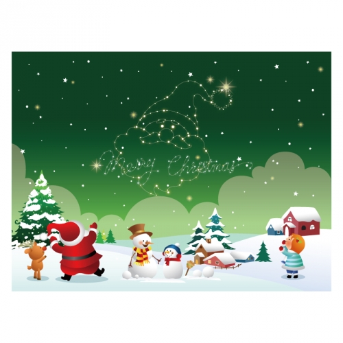 [키즈디자인] 겨울배경현수막 378