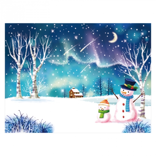 [키즈디자인] 겨울배경현수막 384