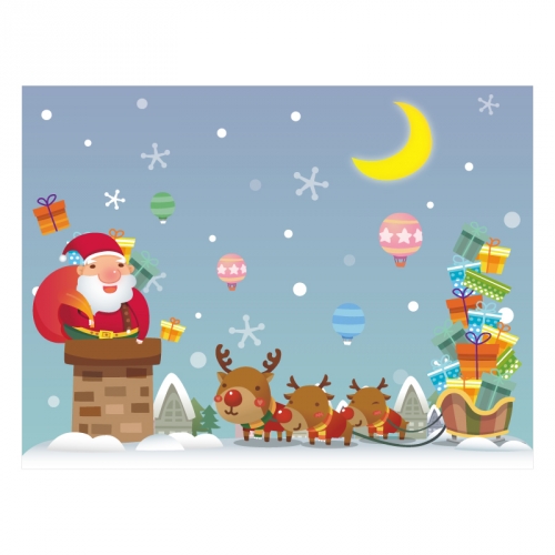 [키즈디자인] 겨울배경현수막 399