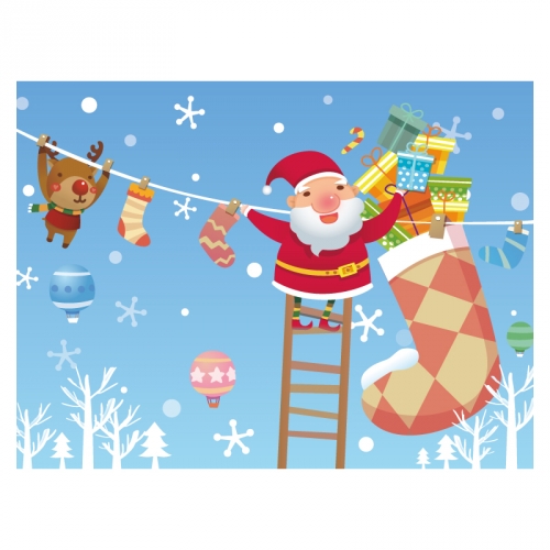 [키즈디자인] 겨울배경현수막 463