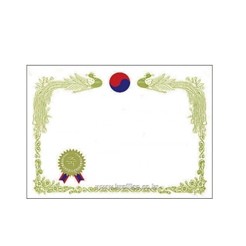 무한 A4금박상장(고전형)-가로형(빈상장-축:잉크젯/레이저프린터겸용) 10매