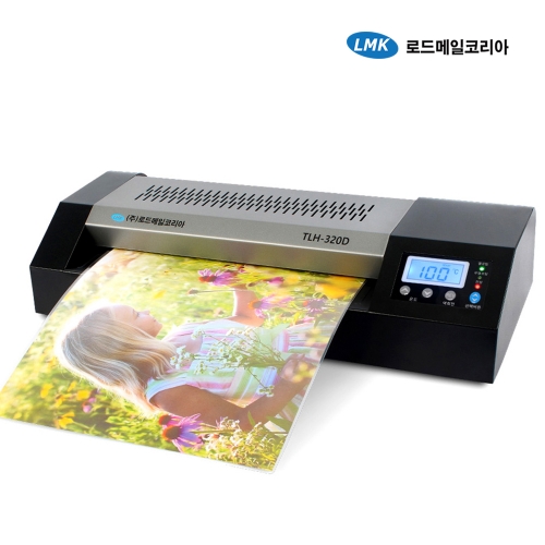 로드메일코리아 디지털 A3코팅기 TLH-320D+코팅지100매 4롤러 온도조절 전문가용
