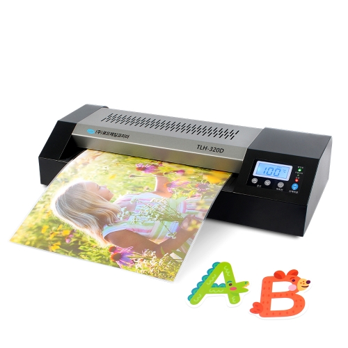 로드메일코리아 디지털 A3코팅기 TLH-320D+코팅지100매 4롤러 온도조절 전문가용