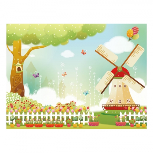 [키즈디자인] 봄배경현수막 869
