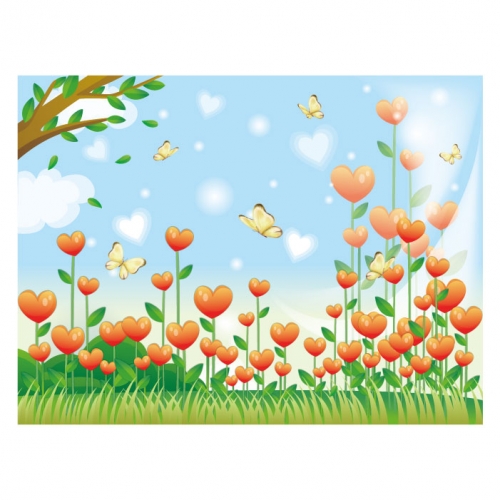 [키즈디자인] 봄배경현수막 880
