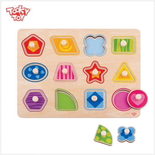투키토이 도형꼭지퍼즐 13pcs