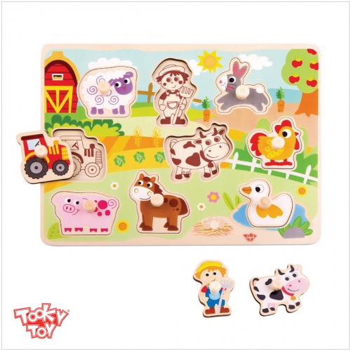 투키토이 농장꼭지퍼즐 10pcs