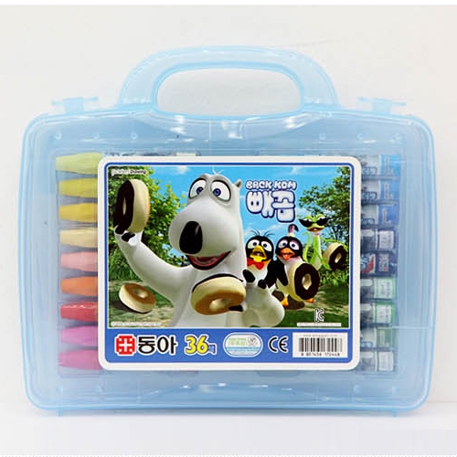 동아 크레파스 36색,빼꼼