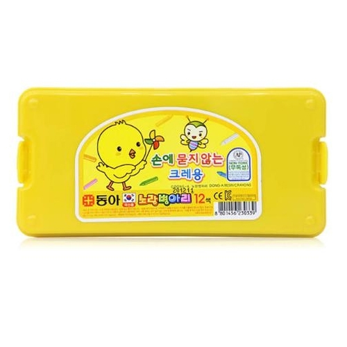 동아 노랑병아리 크레용 12색