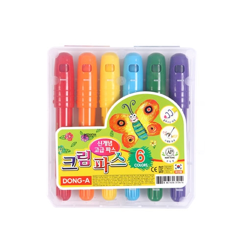동아 토루 크림파스(크레파스) 6색