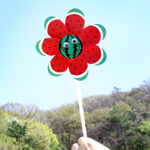 메이크문구 DIY614 수박바람개비만들기