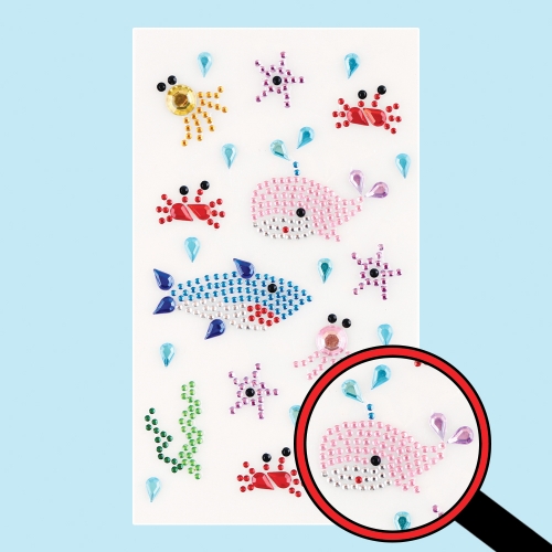 메이크문구 2300 비즈스티커 102번
