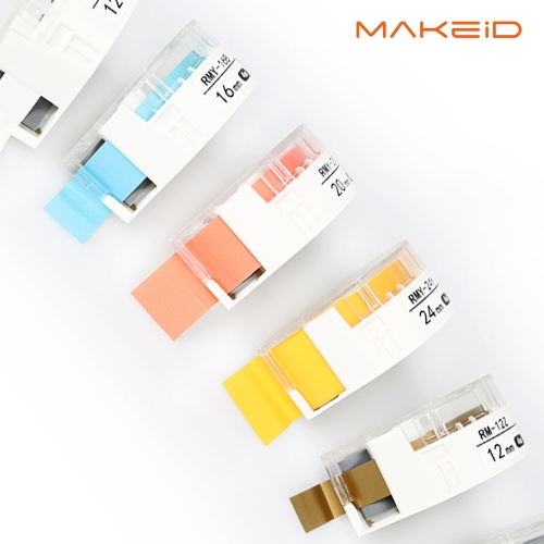 로드메일코리아 MAKEiD 라벨프린터 라벨지 라벨테이프 12mm