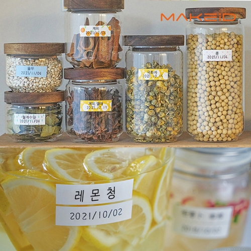 로드메일코리아 MAKEiD 라벨프린터 라벨지 라벨테이프 12mm
