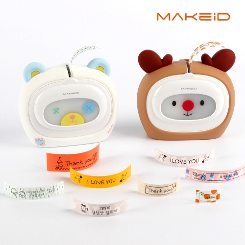 로드메일코리아 MAKEiD 라벨프린터 라벨지 라벨테이프 12mm