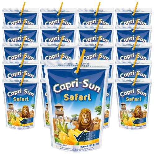 농심 카프리썬 사파리 20개세트 200ml