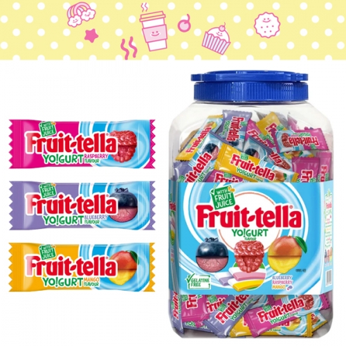 후룻텔라 요구르트 맛 츄잉 캔디 1,300g 대용량 사탕 젤리 카라멜 수입 사탕 PERFETTI VAN MELLE