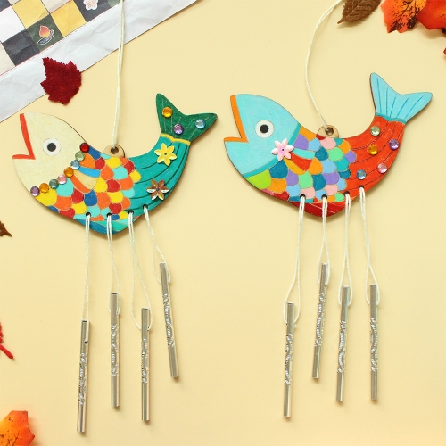 전통 물고기 풍경 5set