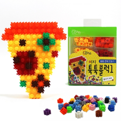 이지 툭툭블럭 만들기 (불고기 피자)