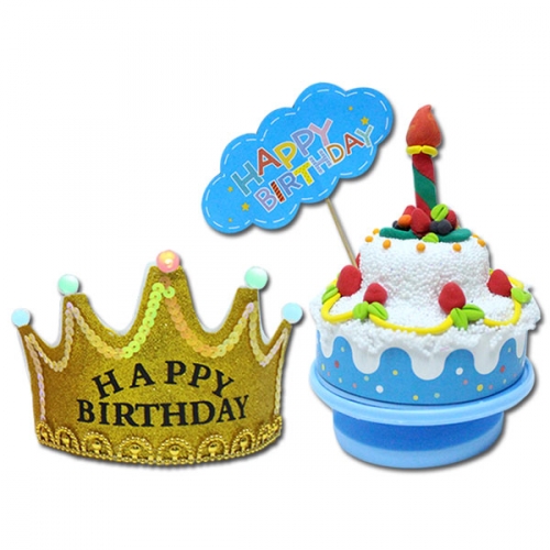 생일책/보드북_생일 축하해(LED 왕관머리띠_생일 오르골 포함)