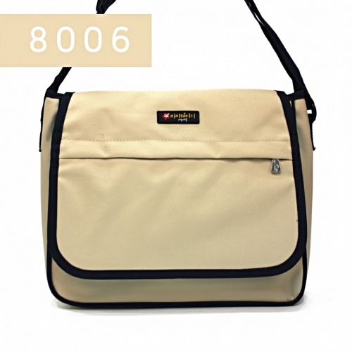 8006_베이지 크로스 가방 학원가방 교회학교 가방