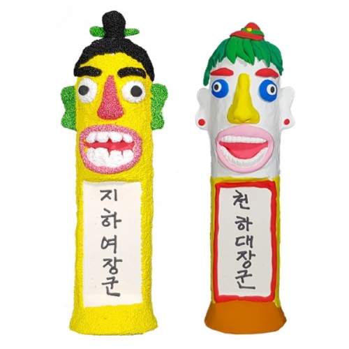 [국산] 얼쑤 장승만들기 장승모형(2개입, 1인용)