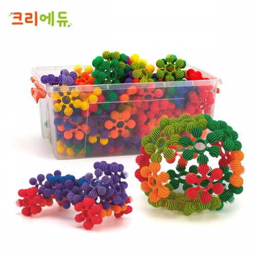 [캐스B]크리에듀 눈송이연결블럭150pcs(1932)