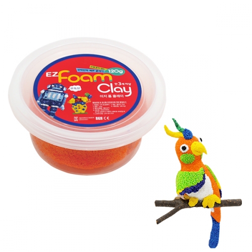 이지 폼클레이 120g_주황