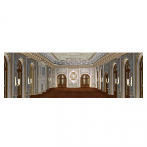 [키즈디자인] 궁전내부현수막 4068
