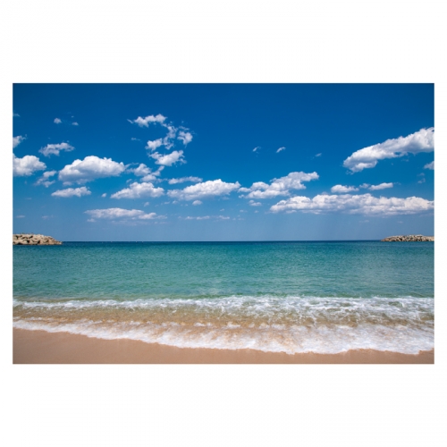 [키즈디자인] 바다배경현수막 4122 여름 해변