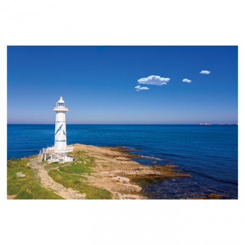 [키즈디자인] 바다배경현수막 4126 여름 등대