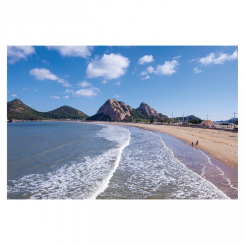 [키즈디자인] 바다배경현수막 4137 여름 해변