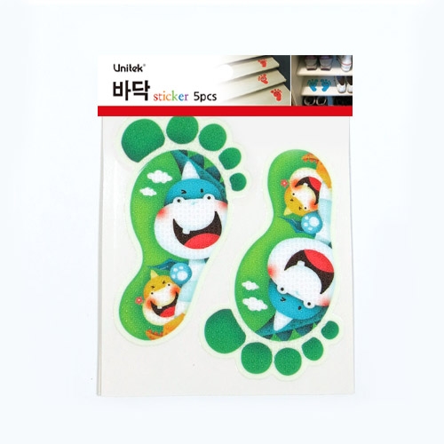 스티커몰 발바닥(5쌍) 짝꿍공룡 F-168