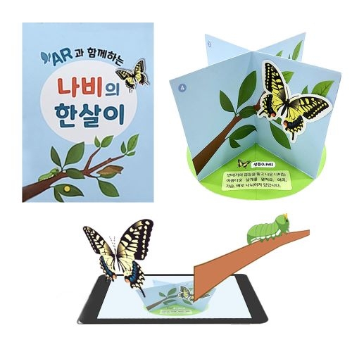 [에코플레이] AR 증강현실 나비 한살이 팝업북