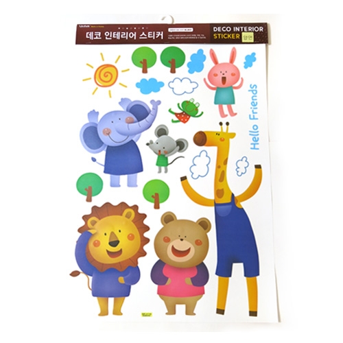 꾸미기 스티커데코인테리어 헬로우프렌즈 FDT-21119