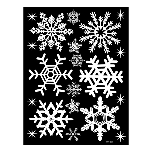스티커몰 겨울&X-MAS 눈꽃_중1 GDT-802M