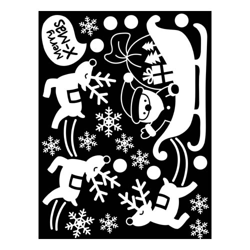 스티커몰 겨울&X-MAS 썰매를타고 GDT-818X