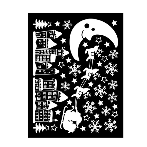스티커몰 겨울&X-MAS 도시의_산타 GDT-840X