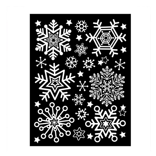 스티커몰 겨울&X-MAS 눈꽃_중 GDT-843M