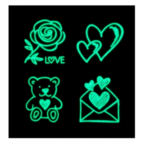 스티커몰 투명논슬립(8개) LOVE GS-4008