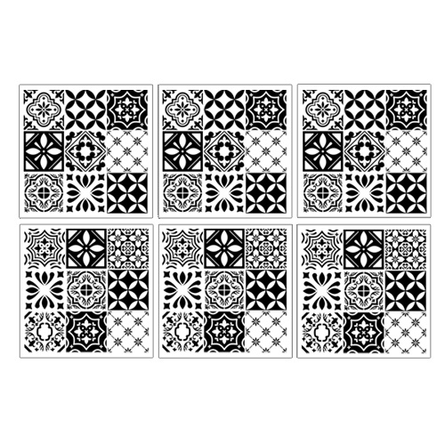 스티커몰 모던TILE 유러피언블랙 GS-703