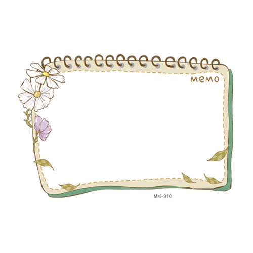 스티커몰 붙이는메모판 스케치북 MM-910