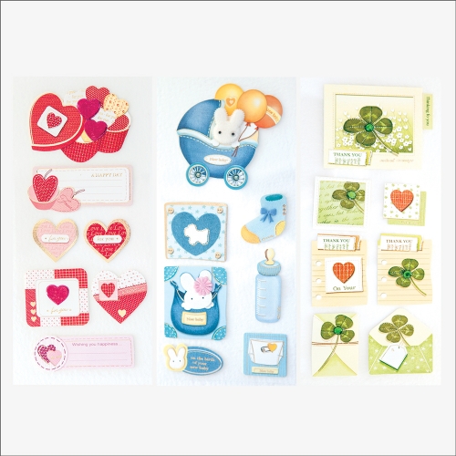 데코레이션 스티커 FD101 set456(3종)